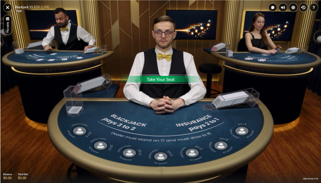 spin casino live dealer