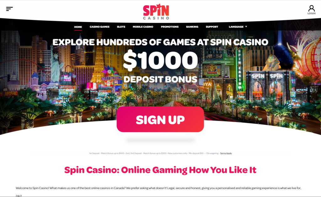 spin casino review