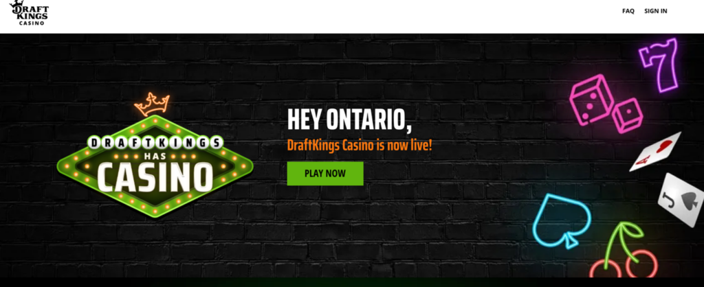 DraftKings casino website